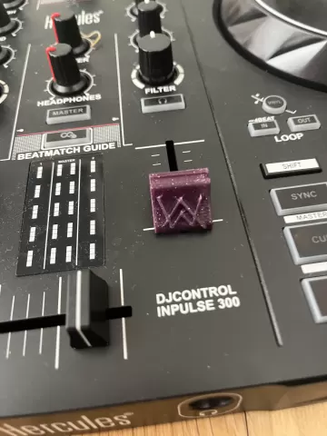 Fader with Alan Walker logo design (Hercules DJ Control Inpulse 300)