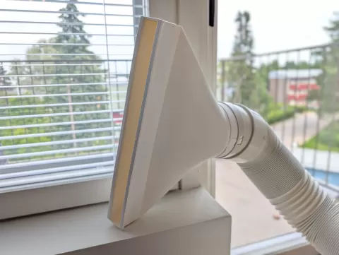 Portable AC Balcony Door Adapter