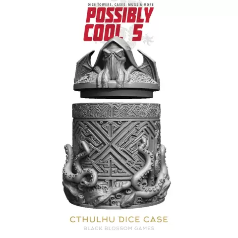 T5T04 Cthulhu Dice Case:: Cool Dice Towers 5 :: Black Blossom Games by Black Blossom Games