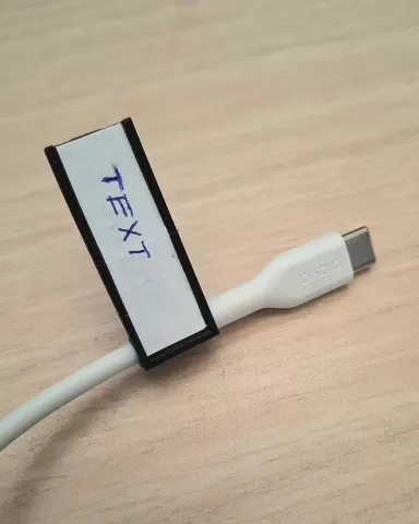 Cable Label (Fits 5 cable sizes!)