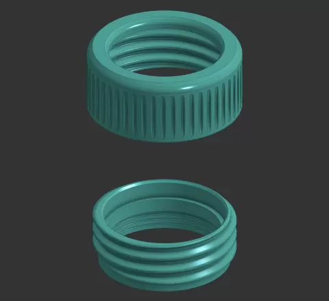 38mm Rocket Motor Retainer (AeroPack/Apogee style)