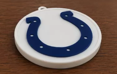 Indianapolis Colts Oversized 3D Fan Logo Pendant