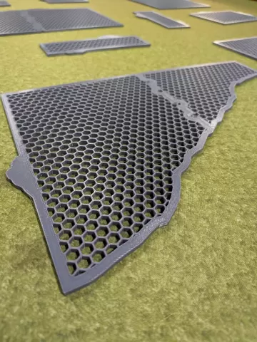 Warhammer 40K 11th Edition Terrain Area Templates