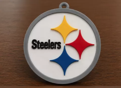 Pittsburg Steelers Oversized 3D Fan Logo Pendant