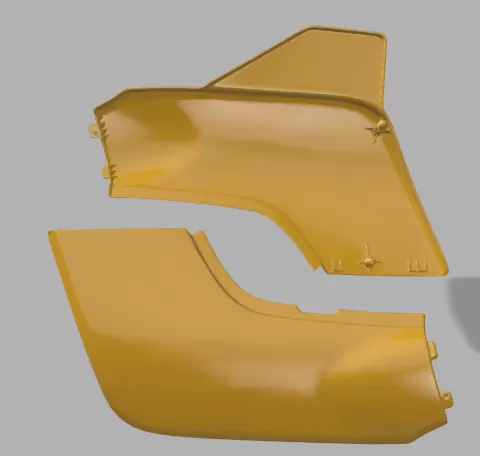 96' CB750 Nighthawk Panels and model