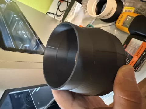 Qidi Q2 Exhaust 3" to 4"