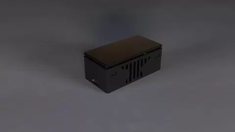 Raspberry Pi Pico 2 W Case with Wiring Grommets