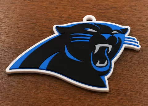 Carolina Panthers Oversized 3D Fan Logo Pendant