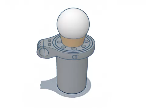 Gyroscopic Ice Cream Cone Holder for Bike (No Supports!)