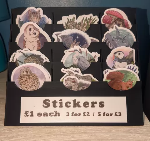 Sticker Display Stand