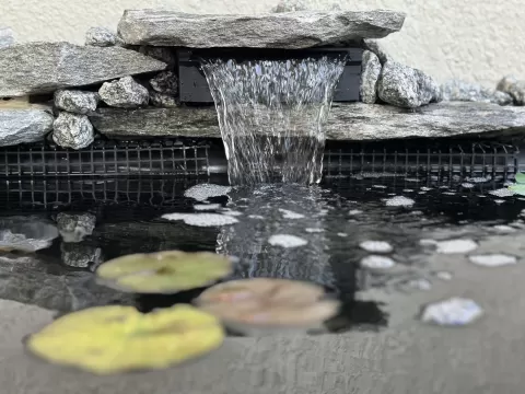 Pond Waterfall Spillway Water Diffusor