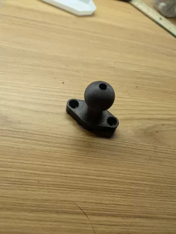 25mm/1in ball mount with m4 reinforcment