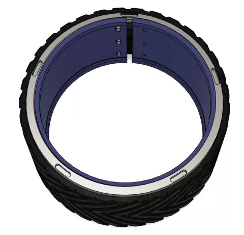 R2D2 no-slip tire for droid builders