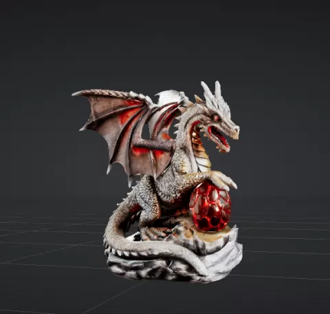 Fire Dragon With Egg – From the "Fire Dragons" Series