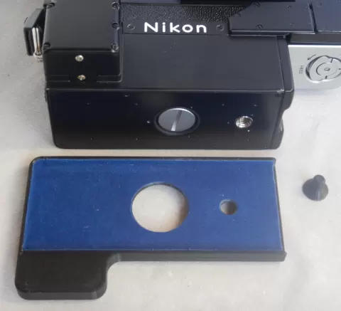 Nikon F-36 Motordrive Bodenplatte Schutzplatte bottom plate protection