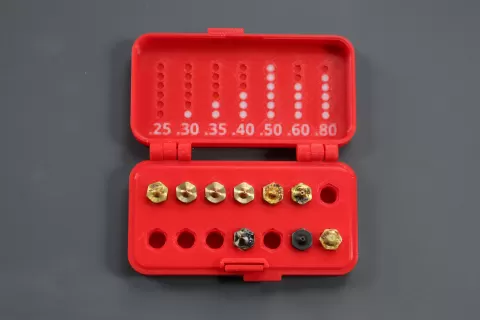 Nozzle box (print-in-place with labels)