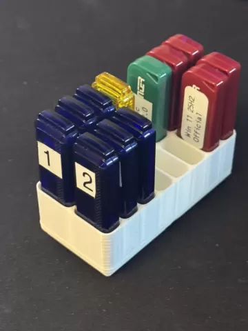 Gridfinity Micro Center USB Flash Drive Storage Holder
