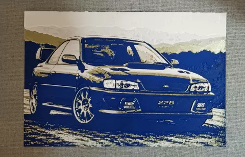 Hueforge Subaru Impreza 22B