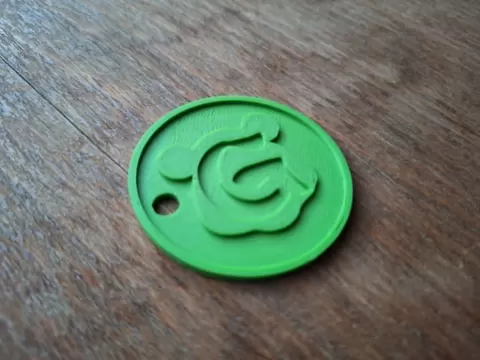 Gummi Bears Logo (Keychain & Badge)