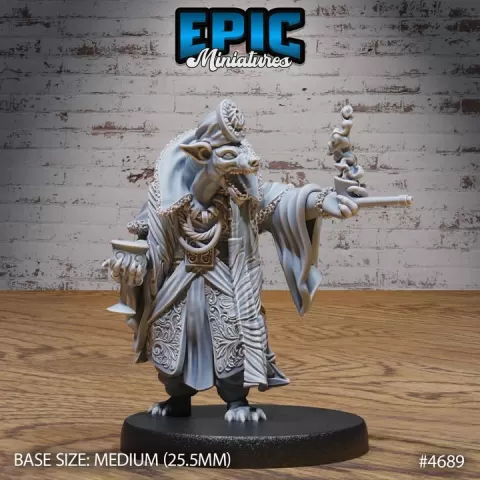 Gnoll Tribe Noble / Hyena Hybrid / Humanoid Evil Race / Yeenoghu Spawn Creature / Flind Tribe / Demonic Beast / Nature Demon / Hell Monster / Abyss Encounter by Epic-Miniatures