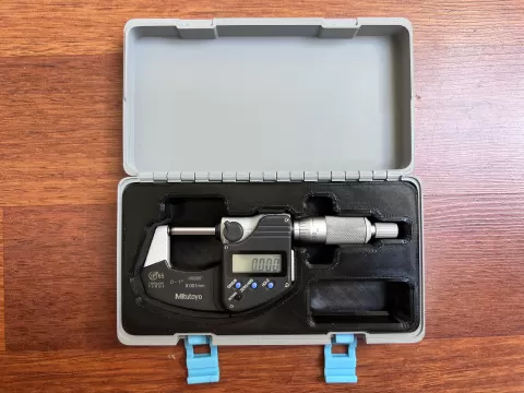 Mitutoyo Digimatic Micrometer insert for Bambu P2S Tool Box