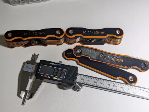 Radius Gauge sides for Button Head