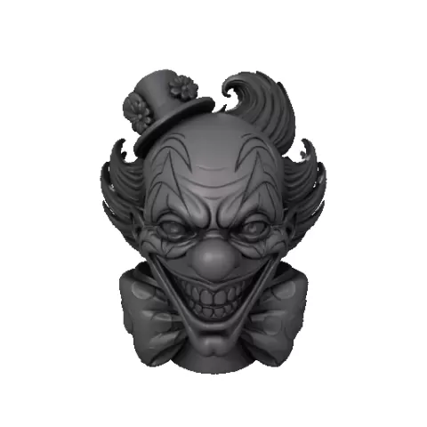 bad clown bust