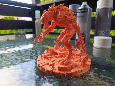 Ghoul Creature Figurine - Fantasy Miniature