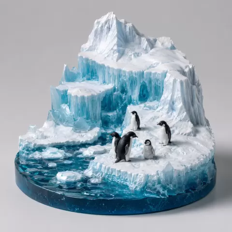 Eisige Antarktis mit Pinguinen - Icy Antarctica with Penguins
