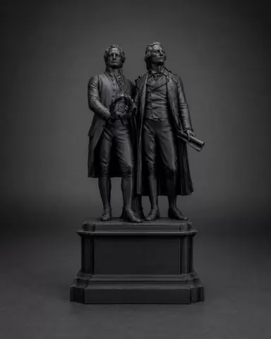 Goethe-Schiller-Denkmal - Goethe-Schiller Monument
