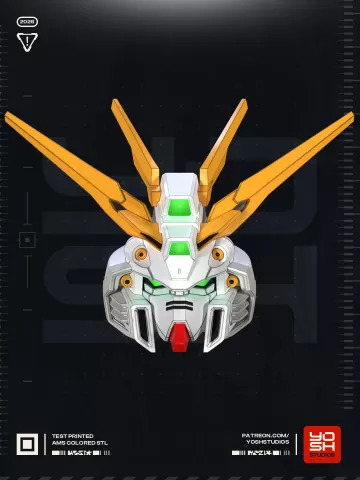 God Mecha Helmet 3D Printer STL File