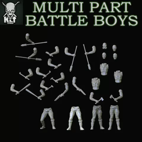 Multi Part Battle Boys by KLT Studio