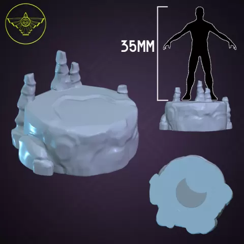 Cavern Base by Art Crow Tabletop
