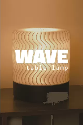 Wave - Small Table/Bedside Lamp
