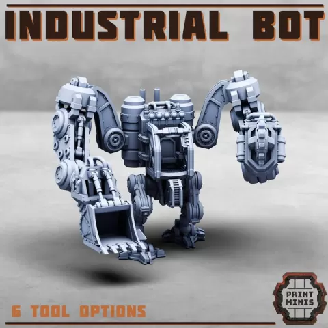 Industrial Bot by Print Minis