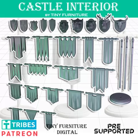Castle Interior by Tiny Furniture