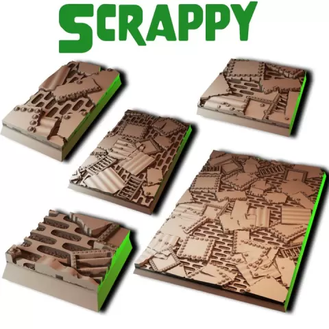 Scrappy Square Bases by MiniWarGaming