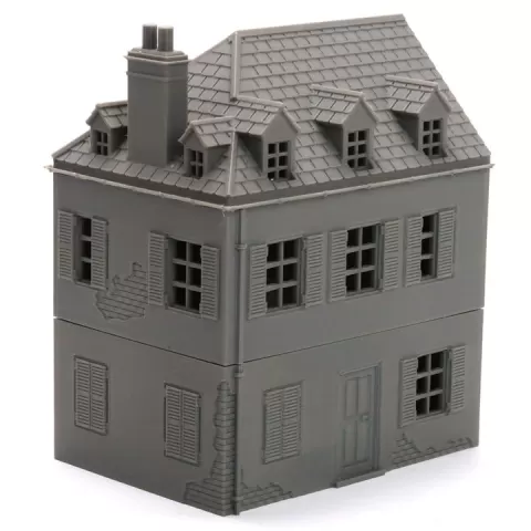 Sainte Mere Eglise French Row House Cottage DS T2 Wargaming Terrain by Patrick Miniatures