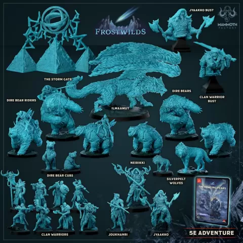 Frostwilds 1 Collection - The Frostwilds: Ch. 1 (+5e Adventure) by Mammoth Factory