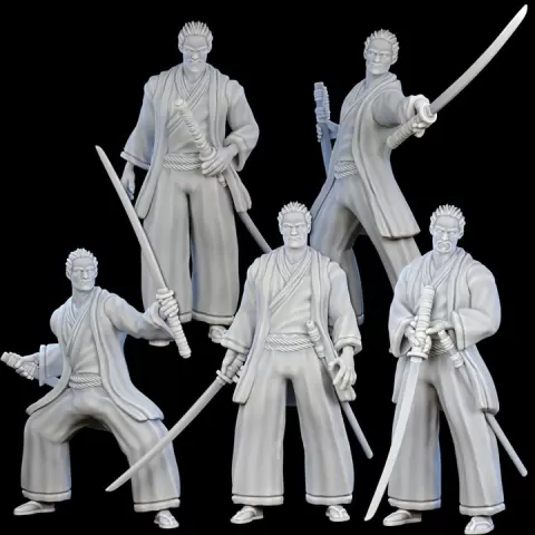 Kimono Samurai - Bushido - Way of The Warrior Vol. III by YourNeighborKnight Minis