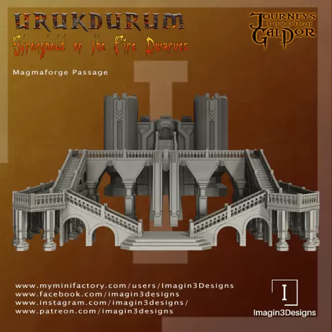 Magmaforge Passage by Imagin3Designs