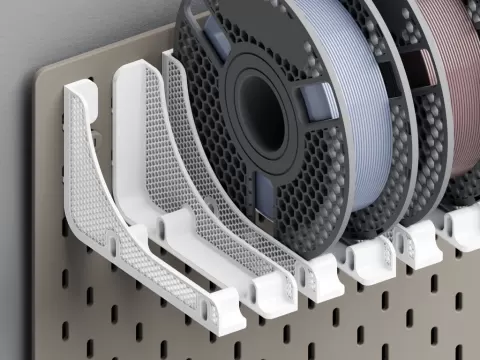 Filament Spool Holder for IKEA SKADIS