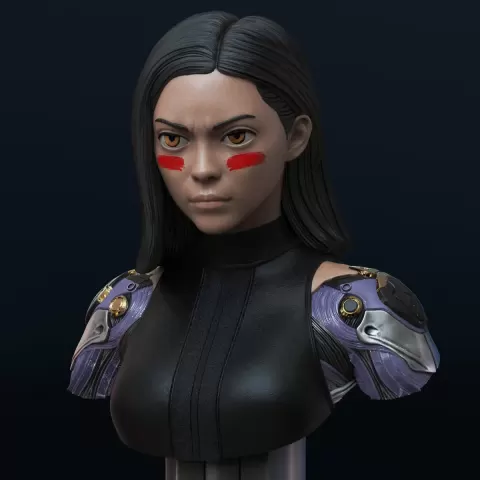 Alita bust (Pre-Supported)