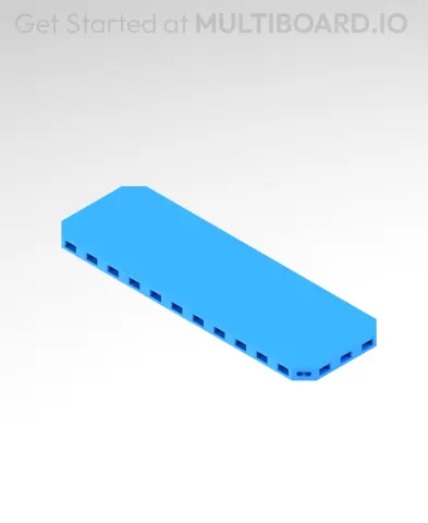 6x2 MU - Plain - MultiBoard Plate