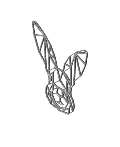 rabbit 2wallart.3mf