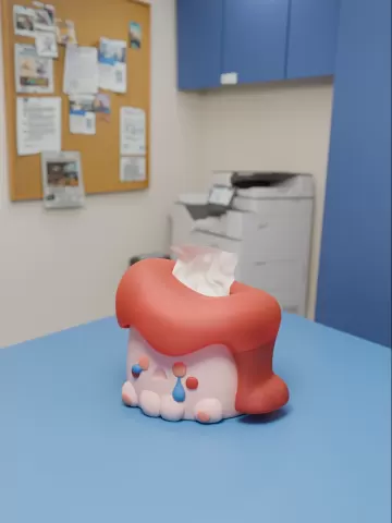 Candle Tissue Box