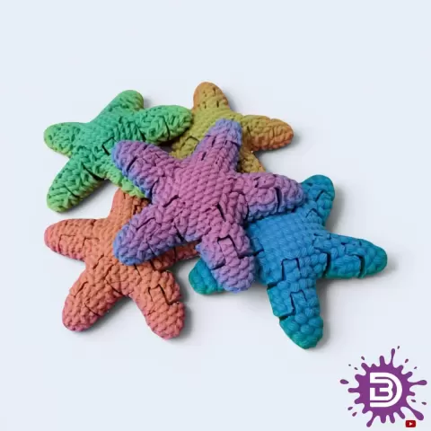 Crocheted Starfishs ( No Supports )