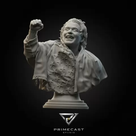 Golden Jack Olympic Bust STL – Hockey Champion Statue – USA Gold Medal 2026 – Sports Fan 3D Print – Display Bust STL