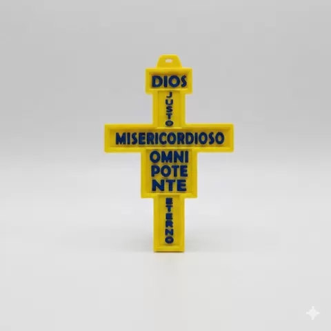 Cruz de Pared y Marcador de Libros - Oración Franciscana - 2 por 1