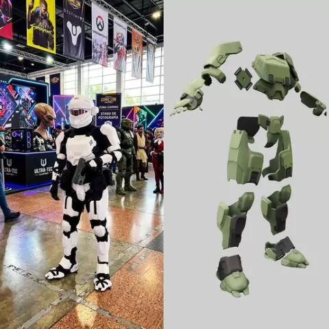 Inspirated by Halo Rakshasa Armor - Full Body Suit 1:1 (Special Price - No Helmet)